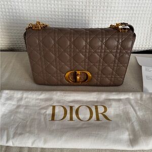 NWT Large Dior Caro Bag - Taupe